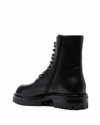 Мужские черные кожаные повседневные ботинки от Ann Demeulemeester