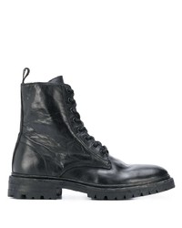Мужские черные кожаные повседневные ботинки от AllSaints