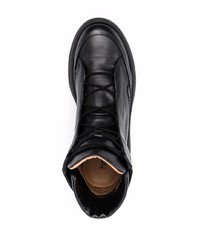 Мужские черные кожаные повседневные ботинки от Hevo