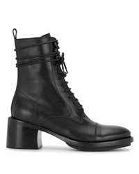 Мужские черные кожаные повседневные ботинки от Ann Demeulemeester