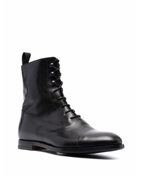 Мужские черные кожаные повседневные ботинки от Scarosso