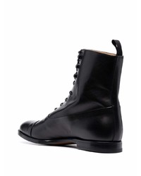 Мужские черные кожаные повседневные ботинки от Scarosso