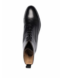 Мужские черные кожаные повседневные ботинки от Scarosso