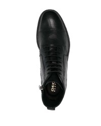 Мужские черные кожаные повседневные ботинки от Geox