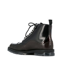 Мужские черные кожаные повседневные ботинки от Jimmy Choo