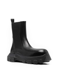 Мужские черные кожаные повседневные ботинки от Rick Owens