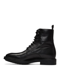 Мужские черные кожаные повседневные ботинки от Paul Smith