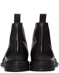 Мужские черные кожаные повседневные ботинки от Paul Smith