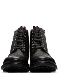 Мужские черные кожаные повседневные ботинки от Thom Browne
