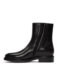 Мужские черные кожаные повседневные ботинки от Balenciaga