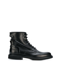 Мужские черные кожаные повседневные ботинки от Bruno Bordese