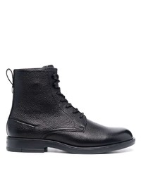 Мужские черные кожаные повседневные ботинки от Calvin Klein