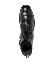Мужские черные кожаные повседневные ботинки от Officine Creative