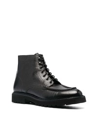 Мужские черные кожаные повседневные ботинки от Doucal's