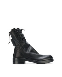 Мужские черные кожаные повседневные ботинки от Cinzia Araia