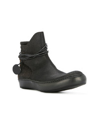 Мужские черные кожаные повседневные ботинки от C Diem