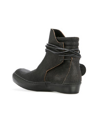 Мужские черные кожаные повседневные ботинки от C Diem