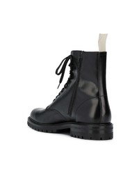 Мужские черные кожаные повседневные ботинки от Common Projects