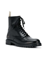 Мужские черные кожаные повседневные ботинки от Common Projects