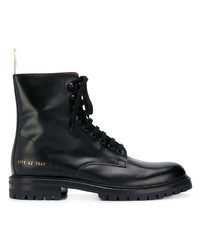 Мужские черные кожаные повседневные ботинки от Common Projects