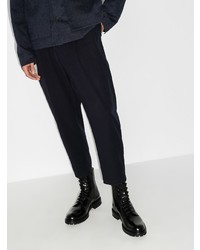 Мужские черные кожаные повседневные ботинки от Common Projects