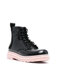 Мужские черные кожаные повседневные ботинки от Viktor & Rolf