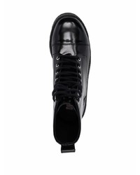 Мужские черные кожаные повседневные ботинки от Diesel