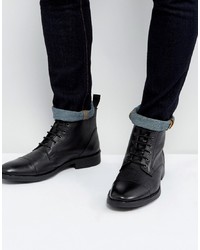 Мужские черные кожаные повседневные ботинки от Dead Vintage