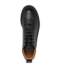 Мужские черные кожаные повседневные ботинки от Buttero