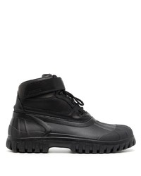 Мужские черные кожаные повседневные ботинки от Diemme