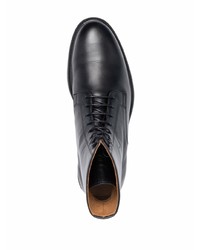 Мужские черные кожаные повседневные ботинки от Officine Generale