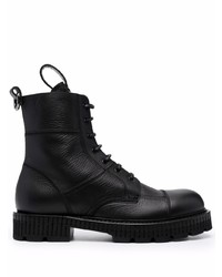 Мужские черные кожаные повседневные ботинки от Dolce & Gabbana