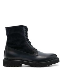 Мужские черные кожаные повседневные ботинки от Doucal's