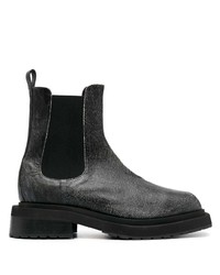 Мужские черные кожаные повседневные ботинки от Eckhaus Latta