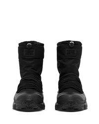 Мужские черные кожаные повседневные ботинки от Burberry