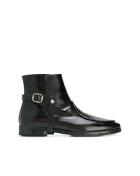 Мужские черные кожаные повседневные ботинки от Edhen Milano
