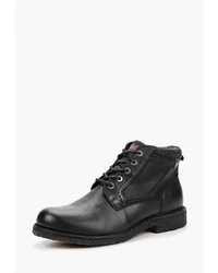 Мужские черные кожаные повседневные ботинки от El Tempo