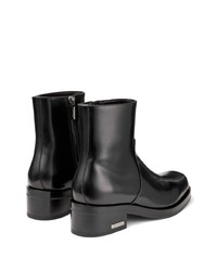 Мужские черные кожаные повседневные ботинки от Jimmy Choo