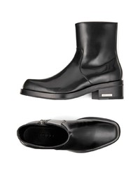 Мужские черные кожаные повседневные ботинки от Jimmy Choo