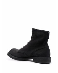 Мужские черные кожаные повседневные ботинки от Premiata