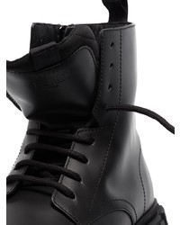 Мужские черные кожаные повседневные ботинки от Fendi