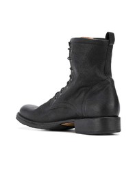 Мужские черные кожаные повседневные ботинки от Fiorentini+Baker