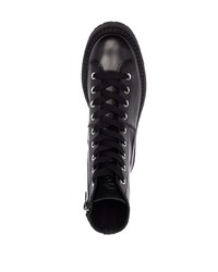 Мужские черные кожаные повседневные ботинки от Neil Barrett