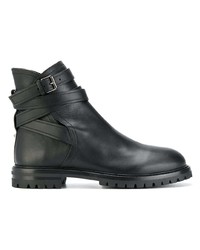 Мужские черные кожаные повседневные ботинки от Valentino