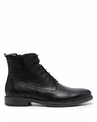 Мужские черные кожаные повседневные ботинки от Geox