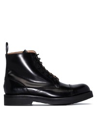 Мужские черные кожаные повседневные ботинки от Grenson