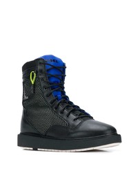 Мужские черные кожаные повседневные ботинки от Diesel