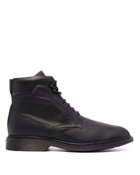 Мужские черные кожаные повседневные ботинки от Hogan