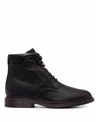 Мужские черные кожаные повседневные ботинки от Hogan
