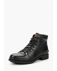 Мужские черные кожаные повседневные ботинки от iD! Collection